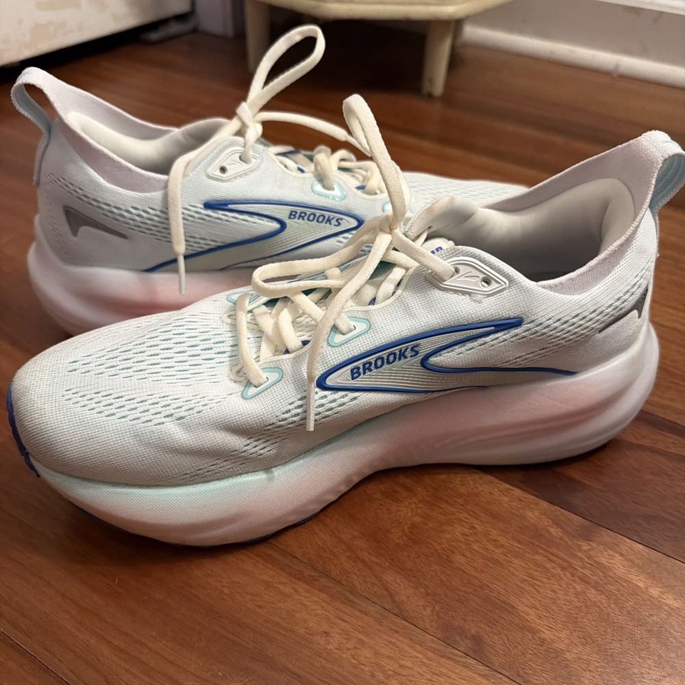Brooks Glycerin 21 1204341B110 Athletic Sneaker Women's 9.5 White Mesh Running - Picture 6 of 9